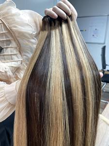 Vente en gros de faisceaux de cheveux 100% cheveux vierges non transformés à cuticules alignées meilleure qualité Vietnam - Product Image 3