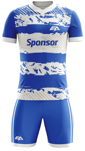 Uniforme de fútbol con logotipo personalizado de poliéster de alta calidad, Camiseta con estampado de sublimación de MOQ bajo, camisetas de fútbol baratas - Product Image 2