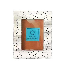 Accesorios de decoración para el hogar Estante DE FOTOS independiente Artesanías Marco de diseño con cuentas Marco DE FOTOS decorativo de escritorio - Product Image 3