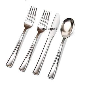 Juego de Cubiertos de Acero Inoxidable Moderno, Brillante y Pulido, con Acabado Plateado, Mango Corto, Venta al Por Mayor, Fabricado en Fábrica, Más Vendido para Hoteles - Product Image 5