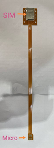 SIM Card Extender with push slot Micro Nano <strong>fpc</strong> flat cable <strong>fpc</strong> ribbon cable - Product Image 6