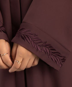 Robe longue à manches longues noire unie pour femmes musulmanes, imprimé hijab abaya, logo personnalisé, grande taille, décontractée, printemps, haute qualité - Product Image 6