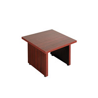 Ensemble de bureau de direction moderne en mélamine MDF noyer foncé 1600 mm avec meuble de rangement verrouillable pour usage commercial et corporatif