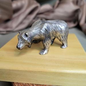 Juego de regalo de escultura de oso de aluminio fundido, modelo decorativo hecho a mano de oso sólido para el hogar, lo último en decoración de Navidad, osos - Product Image 5
