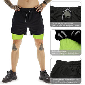 Pantalones cortos de gimnasio para hombre hechos a medida OEM al por mayor con colores personalizados tamaño y logotipo pantalones cortos de gimnasio transpirables de algodón para hombre - Product Image 5