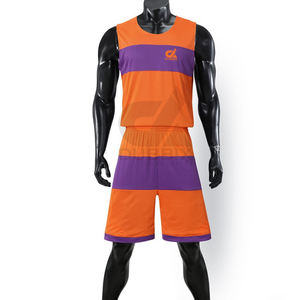 Uniformes de baloncesto transpirables de diseño personalizado conjuntos de impresión por sublimación de talla grande - Product Image 2