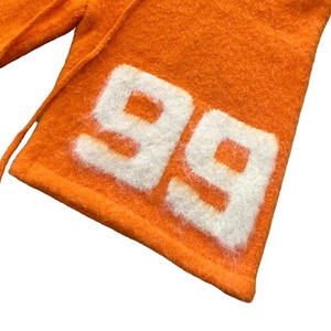 Venta al por mayor 100% algodón Mohair pantalones cortos casuales patrón sólido ecológico bajo MOQ precio de fábrica hecho a medida con etiqueta privada - Product Image 5