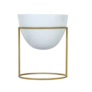 High Quality Metal Flower Stand 2 Tier Indoor Shelf Holder Metal Tall Display Designs Planter Pot Plant Flower Stand Set of 2 - Product Image 4