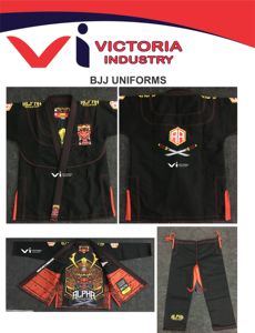 Jiu jitsu Gi 100% algodón profesionales BJJ uniforme peso ligero Kimonos Gis parches bordados Gis - Product Image 2