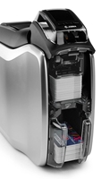 Impresora de Tarjetas Inteligentes de PVC de Doble Cara Zebra ZC300, Impresión Automática Multicolor, Tarjeta Estándar CR80, Interfaz USB, 300 DPI, en Stock