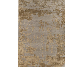 พรมขนสัตว์และไหมไผ่ถักมือสีเบจและสีน้ำตาลของ Kavi ลายแบบนามธรรม สำหรับห้องนั่งเล่นในบ้าน สินค้ามาใหม่-Esk-431 - Product Image 4