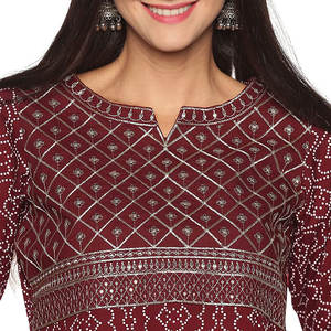 Traje de 3 piezas de diseño bordado indio paquistaní formal de gasa de calidad superior personalizado para mujer - Product Image 5