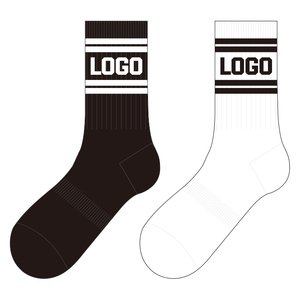 Calcetines deportivos para monopatín con logotipo personalizado OEM de alta calidad, algodón suave con logotipo de posición inferior con función antibacteriana - Product Image 1