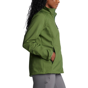 Meilleur fabricant de vêtements, vestes softshell pour femmes, MOQ faible, logo personnalisé, veste softshell zippée d'hiver pour femmes - Product Image 5