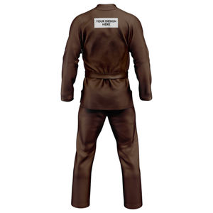 ชุดยิวยิตสูสีน้ำตาลอ่อนคุณภาพสูงรุ่นพิเศษสั่งทำสำหรับผู้ใหญ่สำหรับศิลปะการต่อสู้ ขายส่ง - Product Image 2