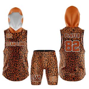 Tenues de football américain 7v7, sans manches, unisexe, adultes, grandes tailles, respirantes, séchage rapide, 100% polyester, personnalisables pour l'équipe - Product Image 5