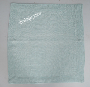 ผ้าเช็ดปากผ้าลินิน100% แบบแฮนด์เมดเครื่องบินจัดงานแต่งงานสไตล์ยุโรปทรงสี่เหลี่ยมจัตุรัสซักได้เป็นมิตรต่อสิ่งแวดล้อม - Product Image 6