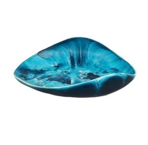 Bol à salade en résine réutilisable pour hôtel et restaurant, pour servir de la crème glacée, bol de couleur bleu ciel - Product Image 1