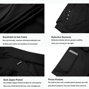 Pantalones cortos para correr bordados personalizados para mujeres, pantalones cortos de algodón para ejercicio, Fitness, gimnasio, correr, pantalones cortos para mujeres - Product Image 5