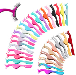 Pince à épiler professionnelle en acier inoxydable, personnalisable avec logo, couleur et étiquette privée, pour sourcils, vente en gros, meilleure vente - Product Image 1