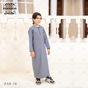 <b>Men's</b> Gray Omani Saudi <b>Thobe</b> Sleeveless Stand Collar Ankle Length Breathable Lightweight Casual Wedding Party Beach Wear - Product Image 3