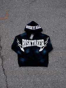 Fabricante ácido lavado Vintage desgastado parche bordado apliques Unisex pulóver sudaderas sol desteñido Stonewash sudaderas con capucha - Product Image 6