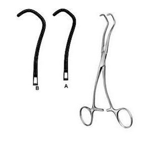 Debakey Cross Action Bulldog Clamp Curved | Instrumentos de Cirugía Cardiovascular | Fórceps de cirugía cardíaca Mics Cardiovascular - Product Image 1