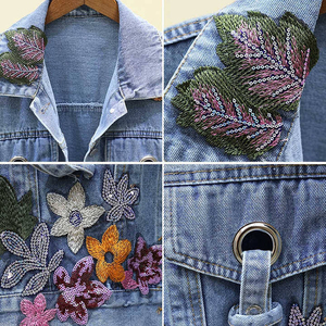 Chaqueta Safari de Mezclilla Tejida a Cuadros Vintage Gruesa para Mujer, Otoño/Invierno, 100% Algodón, MOQ Bajo de 10 Piezas, Servicio OEM, Alta Calidad - Product Image 3