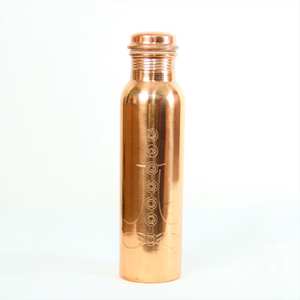 Printed Design Copper <b>Bottle</b> Pure Copper <b>Water</b> <b>Bottle</b> Leak Proof <b>Metal</b> High Quality Latest Copper <b>Bottle</b> Durable & Eco-Friendly - Product Image 1