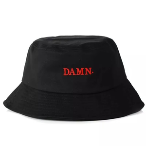 Chapeau seau vintage brodé décontracté de haute qualité pour chapeaux de voyage en plein air unisexe Hip Hop avec options de tissu personnalisées chapeau seau - Product Image 1