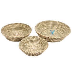 Bandeja decorativa de precio al por mayor en mesa de centro Seagrass agua Jacinto bandeja cocina despensa decoración para el hogar - Product Image 2