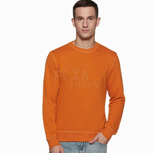 Sweat ras du cou échantillon gratuit hommes hiver et automne pull chaud à manches longues doublé polaire décontracté élégant porter pour tous les jours - Product Image 2
