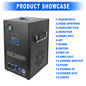 آلة ألعاب نارية كهربائية بقدرة 700 واط للمناسبات الخارجية وتأثيرات المسرح DMX DJ وحفلات الزفاف - Product Image 3