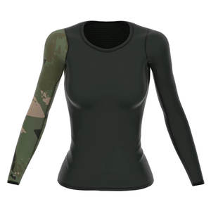 <b>Women</b> <b>Compression</b> Top Long Sleeve Athletic Shirt Seamless Breathable Moisture Wicking Quick Dry <b>Tight</b> Fit Workout Running - Product Image 1