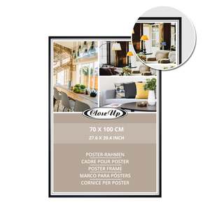Black Plastic <b>Poster</b> Frame 70 X 100 cm Size - Product Image 4
