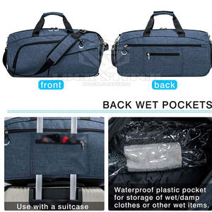 กระเป๋าหนังดัฟเฟิลออกแบบเองได้ MOQ ต่ำ หลากหลายสไตล์ แฟชั่นทันสมัย - Product Image 3