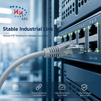 Kabel Ethernet FTP Cat5e XXD Tembaga Padat Tanpa Isolasi, Kabel Jaringan LAN Terproteksi, Kecepatan Tinggi 1000Mbps, Bersertifikasi CE, Grosir Pabrik