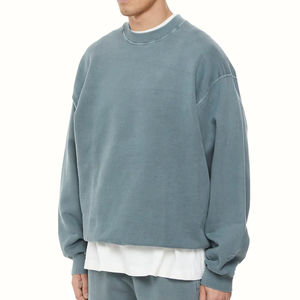 Sweat-shirt élégant pour homme 100% coton, écologique, coupe-vent, avec poche kangourou, doux et confortable, idéal pour l'hiver, pour les étudiants et les adultes - Product Image 2