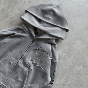 ชุดวอร์มมีฮู้ด สตรีทแวร์ พิมพ์ลาย ผ้าฝ้าย 100% ระบายอากาศ แห้งเร็ว ต้านเชื้อแบคทีเรีย สำหรับฤดูหนาว ขายดี 男女兼用 - Product Image 6