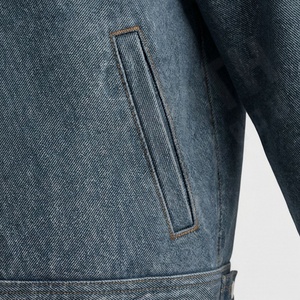 Chaqueta Vaquera Personalizada para Mujer con Pedrería y Lavado Ácido, Prenda de Invierno de Calidad, Atuendo Moderno, Ropa Casual de Calle, Color Personalizable - Product Image 5