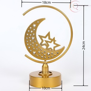Décoration de table de Ramadan haut de gamme avec un design islamique artistique |   Objet de bureau en métal durable, couleur et logo personnalisables pour la maison - Product Image 5