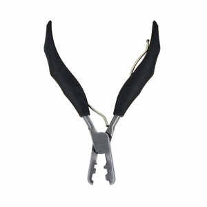 Alicates profesionales para extensiones de cabello de acero inoxidable de alta calidad, Kit de alicates de Color negro mate, herramientas para extensiones de cabello humano con cuentas - Product Image 2