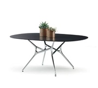 Tables basses rondes en métal avec plateau en marbre noir, mobilier moderne idéal pour la maison ou l'hôtel, tables basses très demandées, best-sellers.