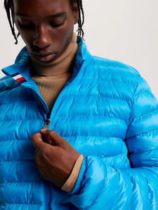2024 veste d'hiver pour hommes manteau rembourré matelassé de haute qualité avec col montant à bulles respirant conception légère - Product Image 4