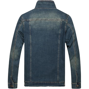 <b>Top</b> Trendy Men's Long Sleeve Men's Denim Jacket Lightweight <b>Distressed</b> With High And Premium Quality Denim Fabric - Product Image 2