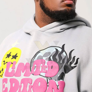 Fabriqué dans le meilleur matériau Puff Printing Hoodies Manches longues Nouveaux sweats à capuche d'impression bouffante à la mode - Product Image 3
