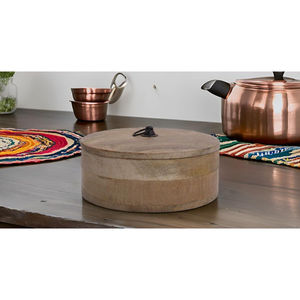 Casserole de forme ronde écologique faite à la main de qualité supérieure Nouveau style Grande casserole de table décorative pour les fêtes - Product Image 5