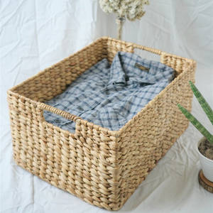 Hot <b>Sale</b> Handmade Natural Water Hyacinth Storage Basket <b>Organize</b> Your Home with Style Directly From Vietnam - Product Image 1