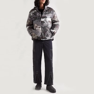 OEM Custom Logo Wholesale Down Bubble <b>for</b> Warm Streetwear Allover <b>Bandana</b> Paisley Print Jackets Customize Puffer2026 - Product Image 4