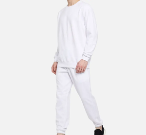 Conjunto de Sudadera con Capucha y Pantalones Deportivos Unisex Personalizados de 350 Gsm, Felpa, Algodón Orgánico y Poliéster, Cuello Redondo, Diseño Sólido, Traje Deportivo de Maternidad - Product Image 3